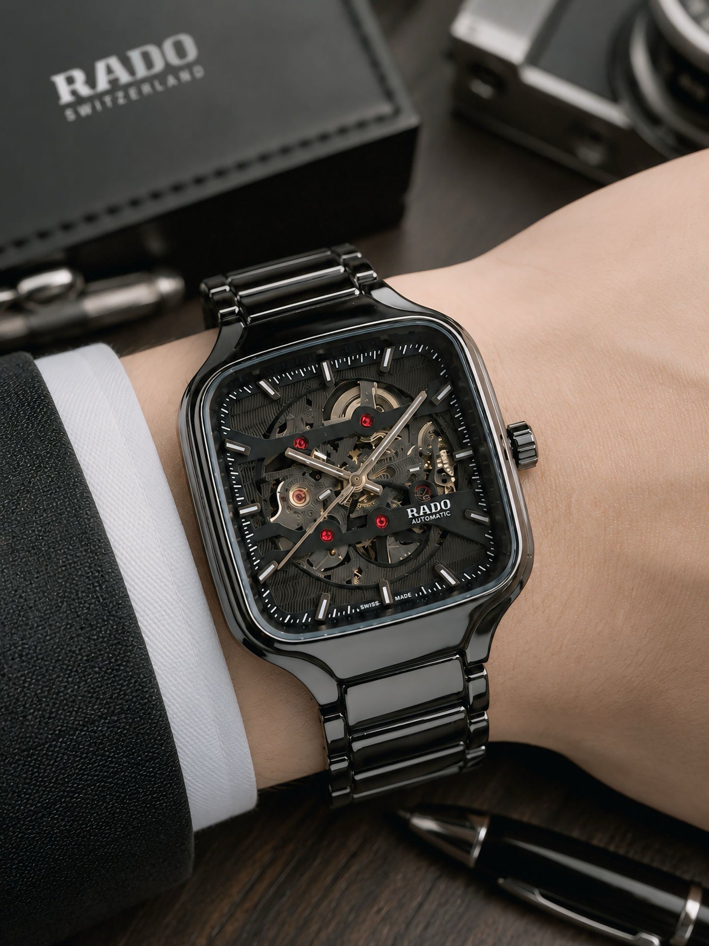 Swiss Luxury Skeleton Beauty in High-Tech Ceramic GENERIC