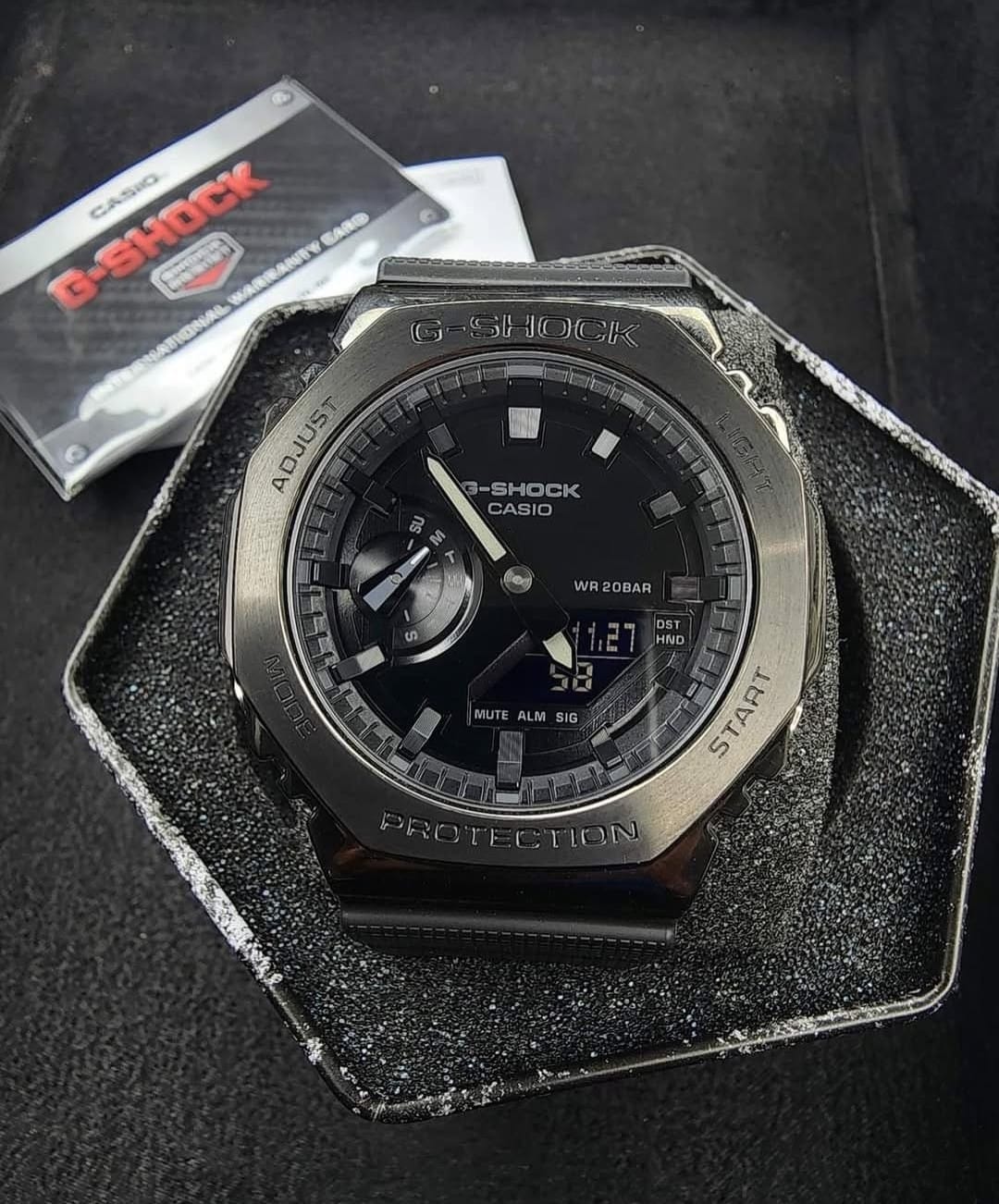 G-Shock GM-2100BB Full Black Colour Generic
